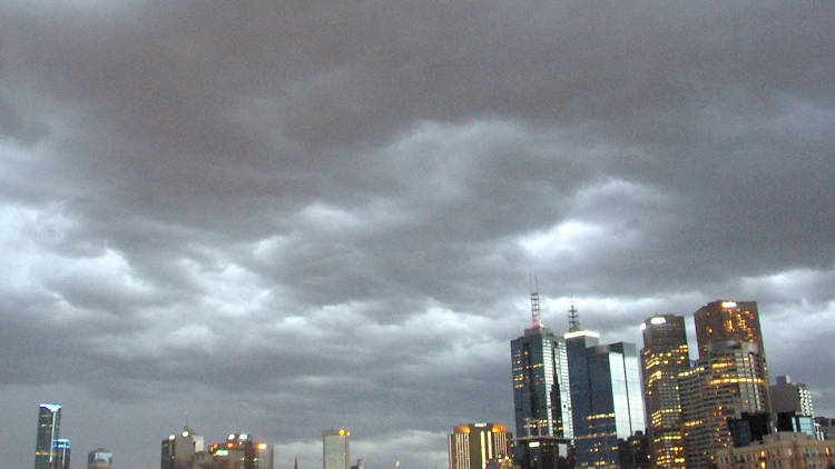 Melbourne thunderstorm image