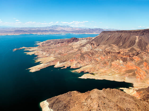 Aerial view of Lake Mead Aerial view of Lake Mead