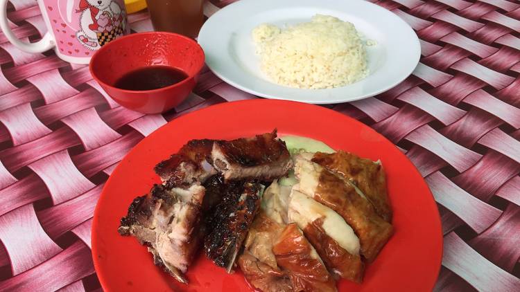 Jalan Bedara chicken rice stall