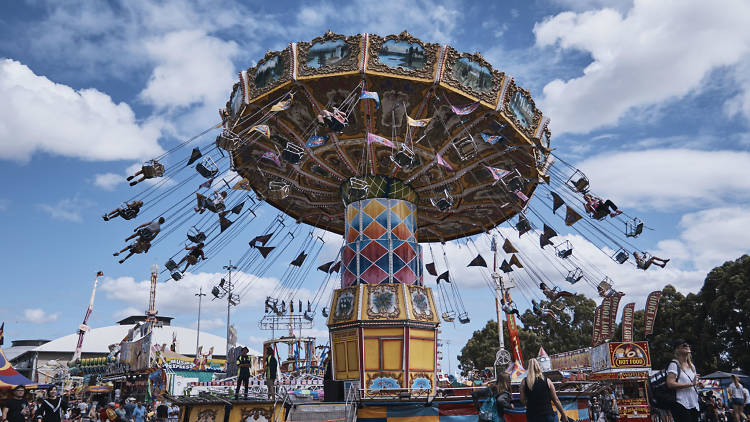 Fairground ride at the Royal Easter Show