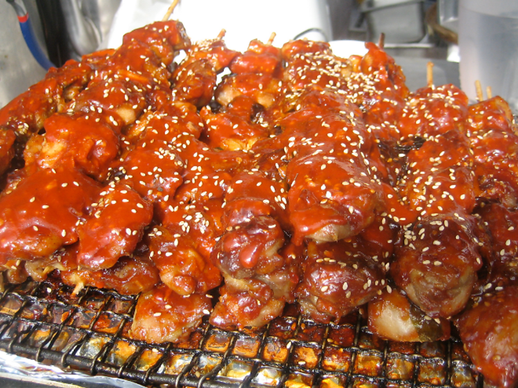 Chicken Skewers @ Ewha Womans University 