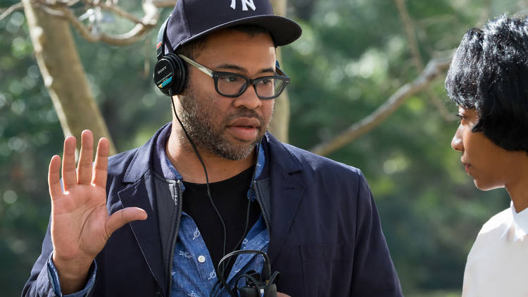 Jordan Peele directing Get Out 