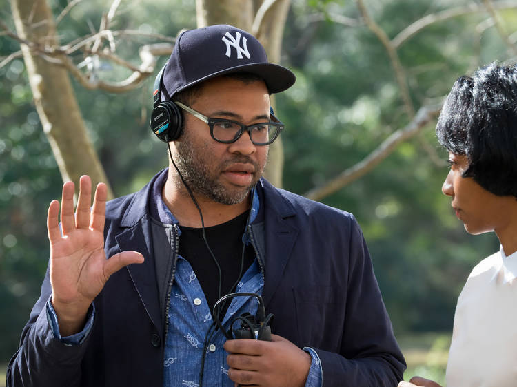 Jordan Peele directing Get Out 