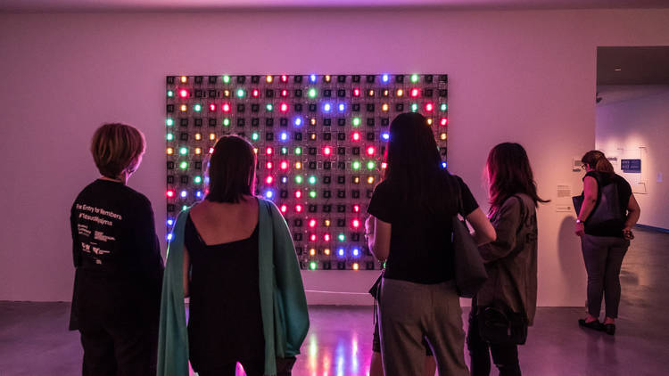 Where to see art at night