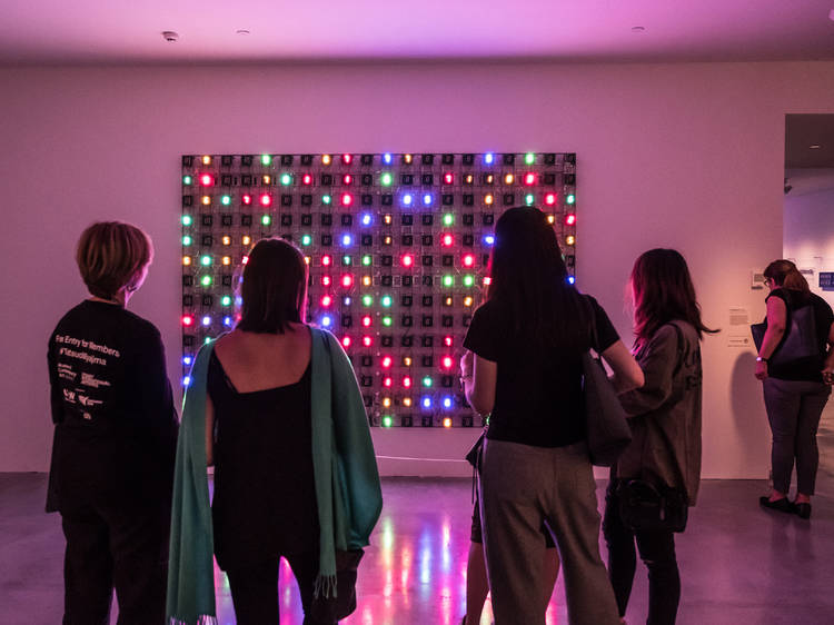 Where to see art at night