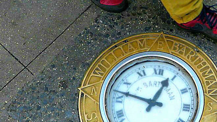 Bathman’s Sidewalk Clock