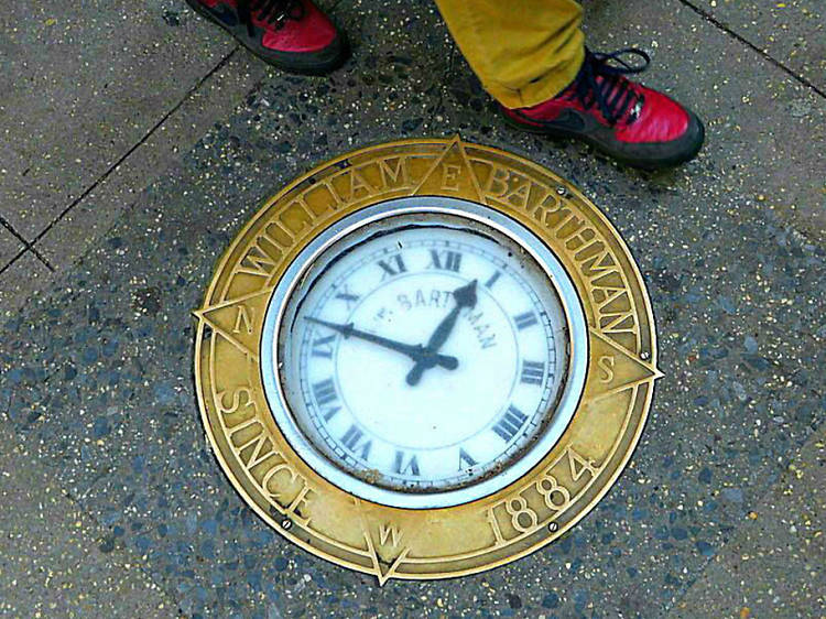 Bathman’s Sidewalk Clock