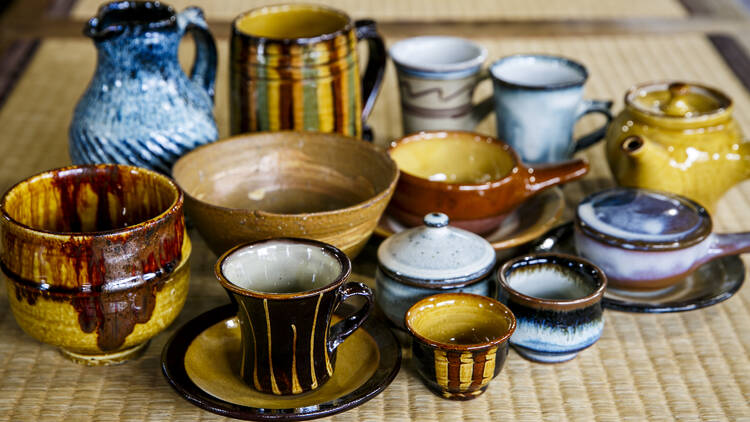 Marvel at masterful pottery...