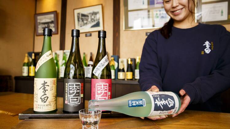 Swig the finest local sake...