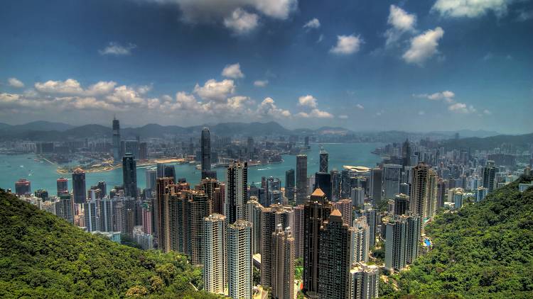 Take in the view from the Victoria Peak