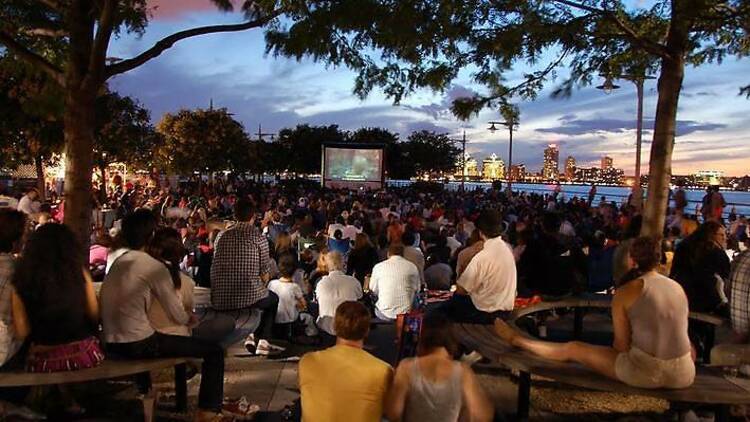 Outdoor movie screenings