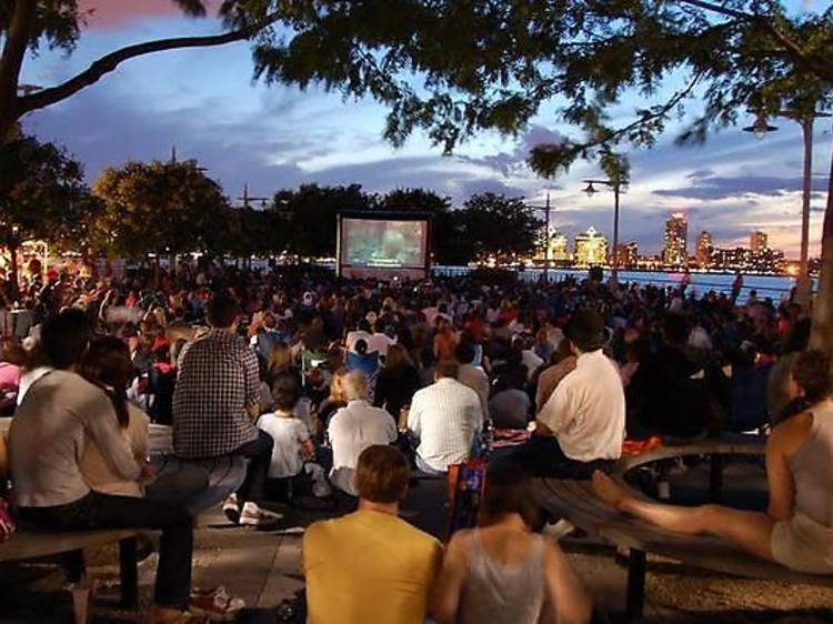 Outdoor movie screenings