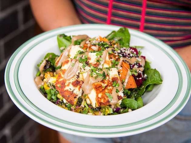 Haloumi salad at Ora