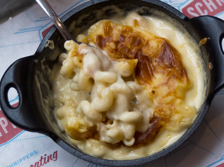 Baked Mac & Cheese at Schnippers