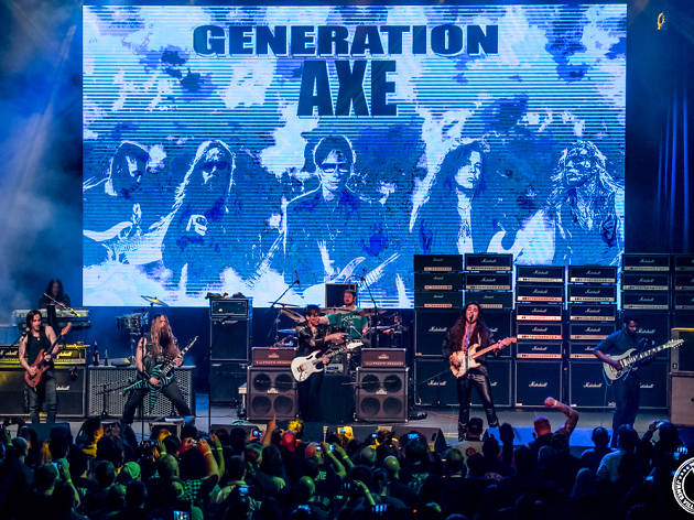 Generation Axe live on stage Generation Axe