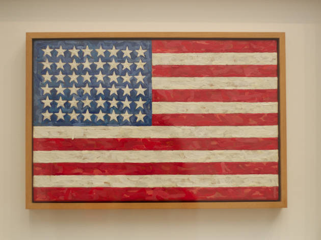 Jasper Johns, Flag, 1954–55 Jasper Johns, Flag, 1954–55