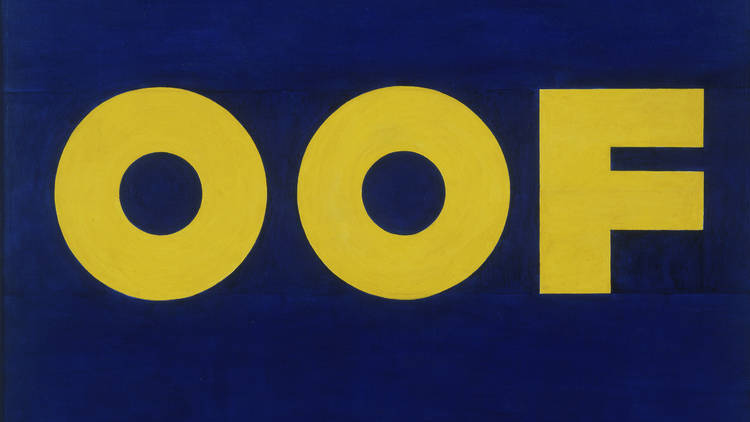 Edward Ruscha, OOF, 1962