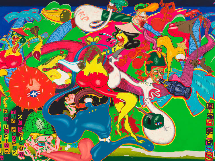 Peter Saul, Saigon, 1967