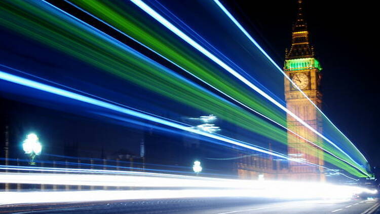 London photography tour at night