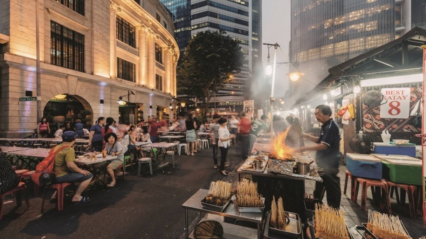 Satay Club Restaurants in Raffles Place, Singapore