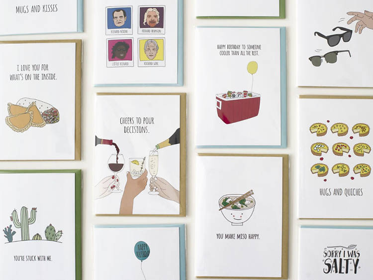 Collection of gifts and cards from Humdrum Paper, $100