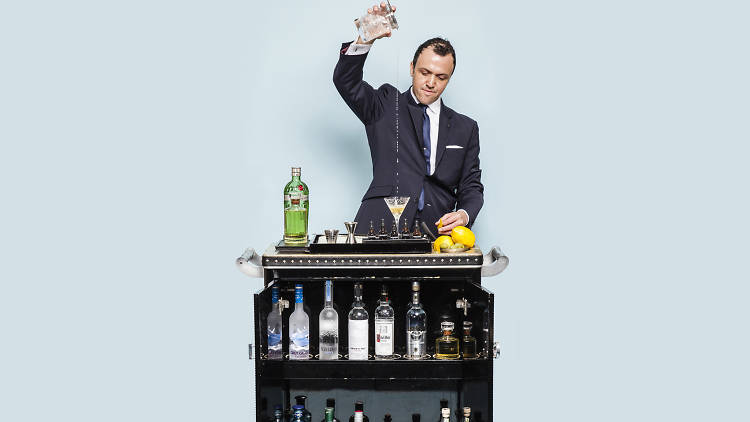 london's best trolley bars, connaught bar martini trolley