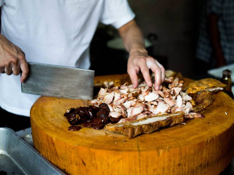 Best crispy pork and stewed pork in Bangkok