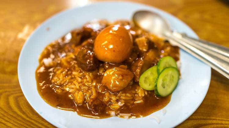 Maha Sanook pork with rice