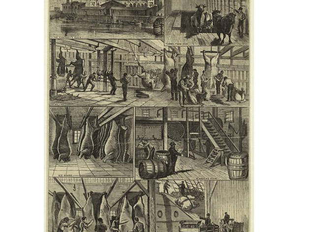 The 12th Avenue cow tunnels The 12th Avenue cow tunnels, Harper's weekly : a journal of civilization