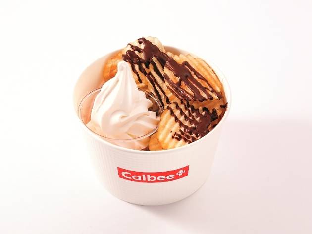 calbee potato chips and ice cream calbee potato chips and ice cream