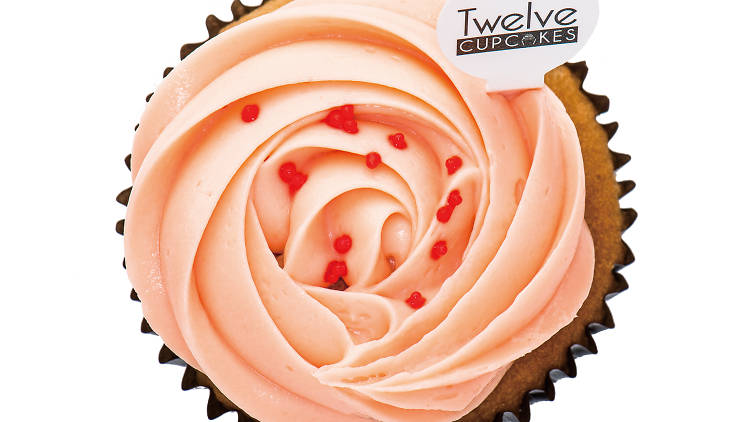 Rose lychee cupcake twelve cupcakes