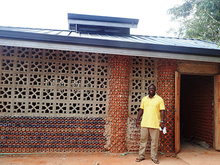 Martial outside the completed classroom