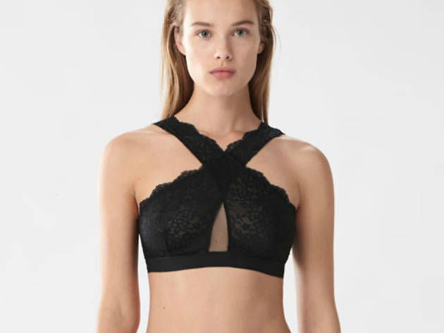 bralette negro oysho