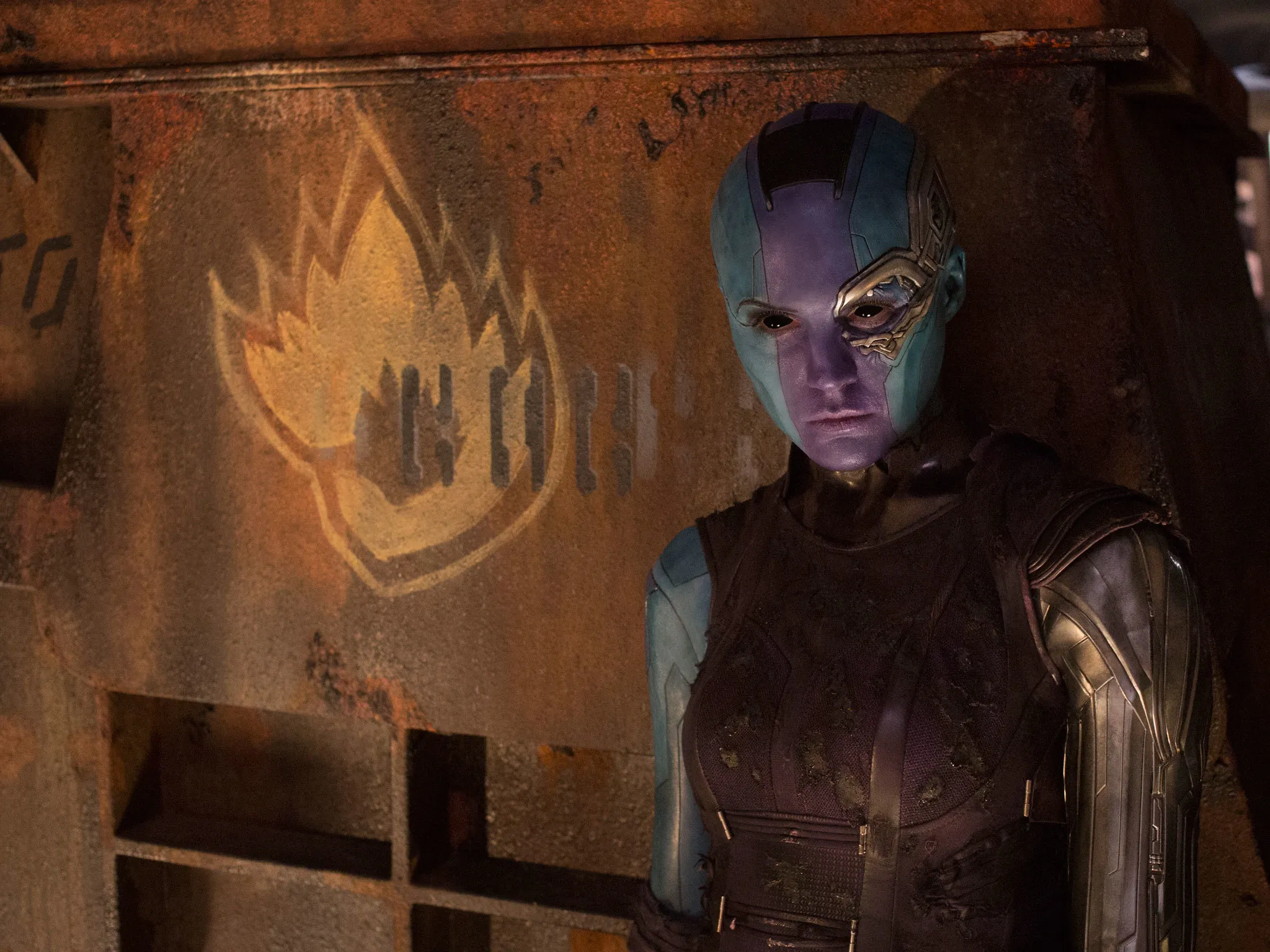 Karen Gillan in Guardians of the Galaxy Vol 2
