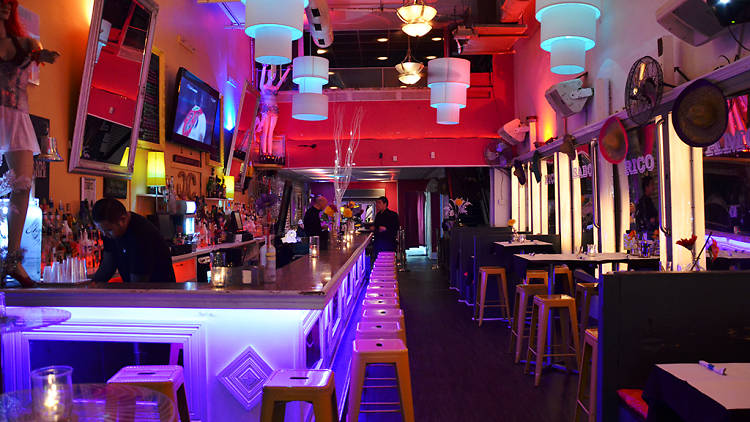 Futuristic-Style and Colorful Night Club in Boston