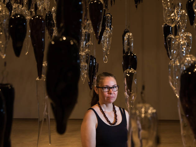 LANDSCAPE EDIT Yhonnie Scarce 2017 portrait taken at Art Gallery of New South Wales as part of The National Biennial of New Australian Art 2017 (c) Time Out Sydney photographer credit Daniel Boud LANDSCAPE EDIT Yhonnie Scarce 2017 portrait taken at Art Gallery of New South Wales as part of The National Biennial of New Australian Art 2017 (c) Time Out Sydney photographer credit Daniel Boud
