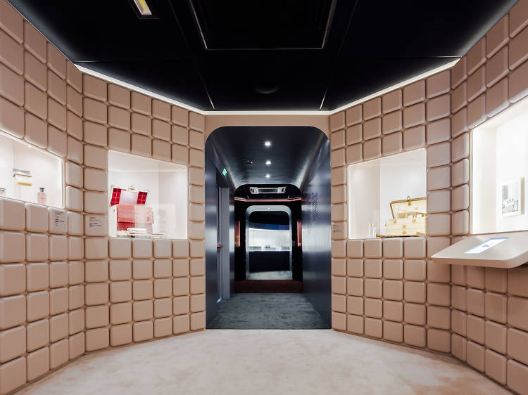 Louis Vuitton Time Capsule exhibition interior