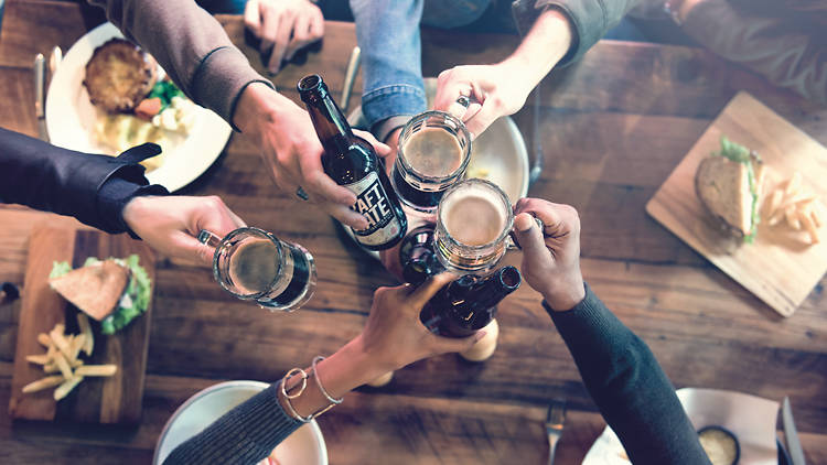 Foodpanda's ‘fe5tival’ celebration, stock, friends, beer, drinks