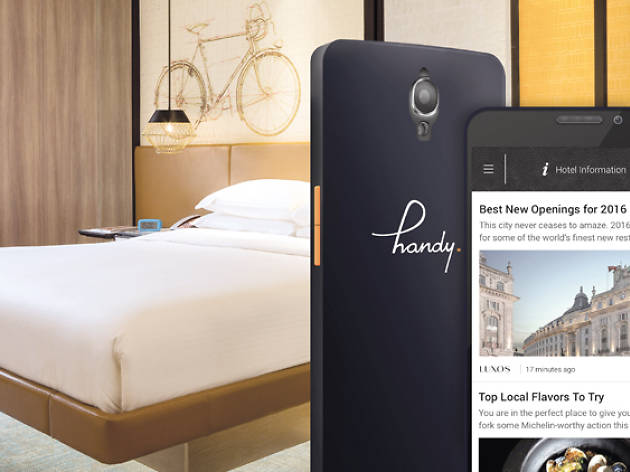 Hotel Jen Tanglin, handy in guestroom promotion Hotel Jen Tanglin, handy in guestroom promotion
