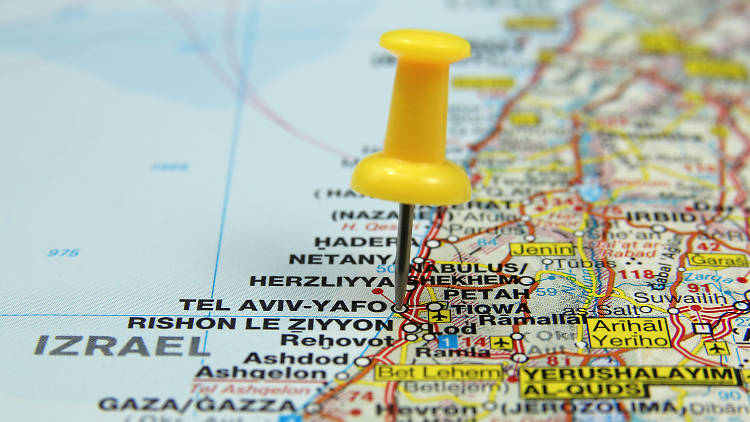 Map of Israel