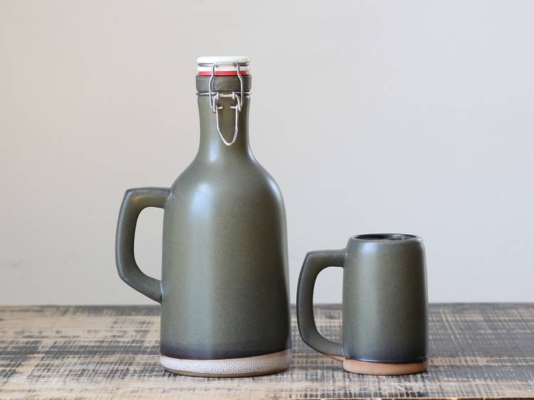 Grayling Ceramics growler 