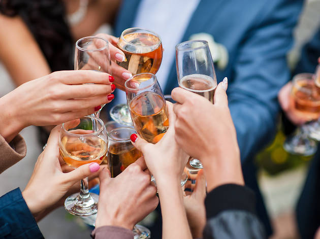 Champagne toast Champagne toast