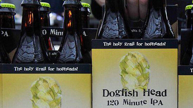 120 Minute IPA, Dogfish Head Craft Brewery, Milton, Delaware