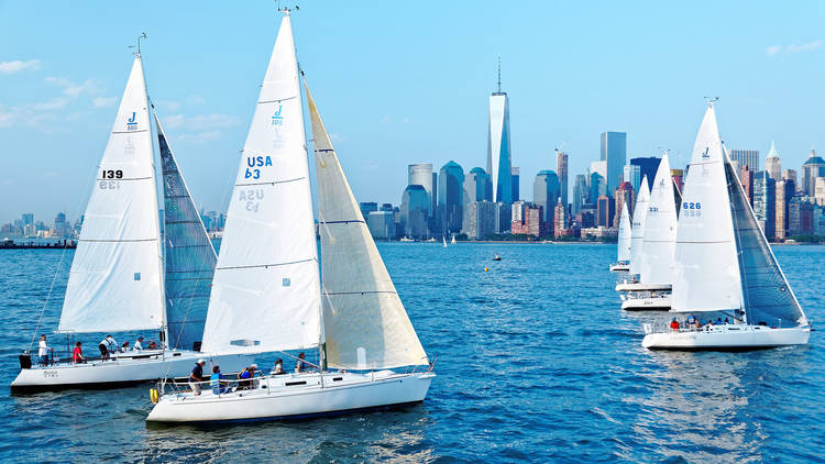 Sailing on the Hudson River, ways to cool off in NYC