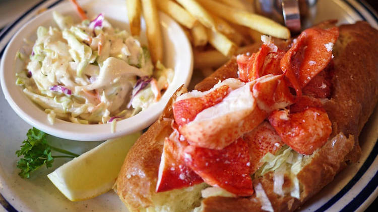 lobster roll at Billy’s Boston Chowder House