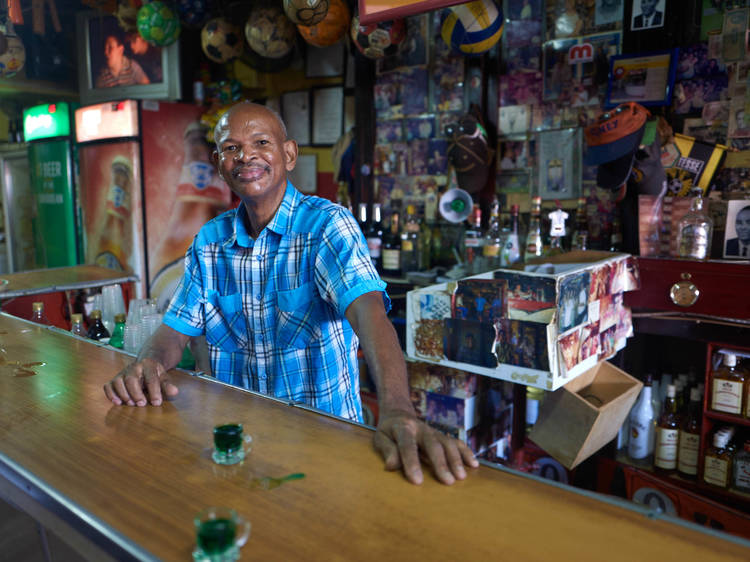 Sip Curaçao's iconic Green Rum at Netto Bar