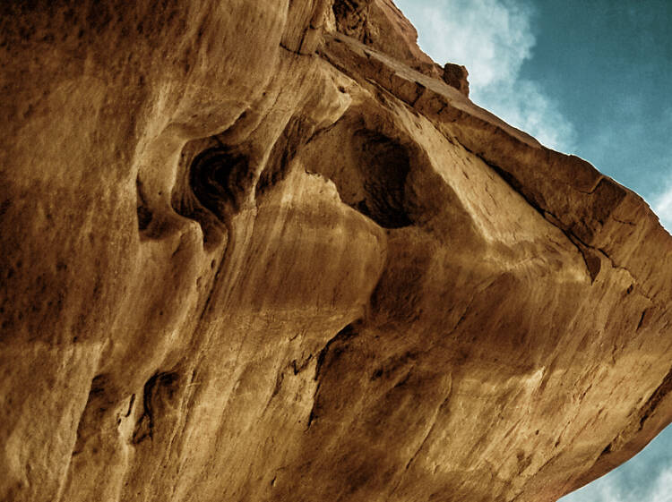 Red Sandstones in Eilat Mountains