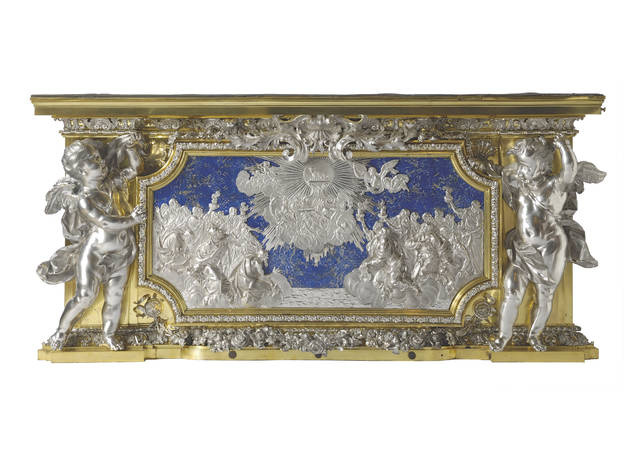 Frontal de Altar com cena do Apocalipse museu do s roque