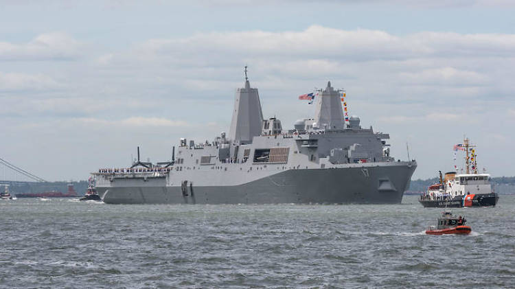 A giant parade of ships will kick off this year’s Fleet Week