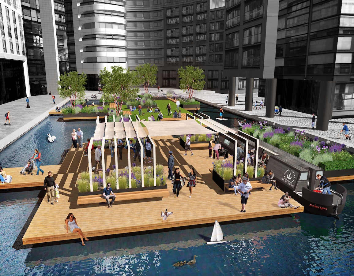 Floating Pocket Park Attractions In Paddington London Floating Pocket Park Attractions In Paddington London
